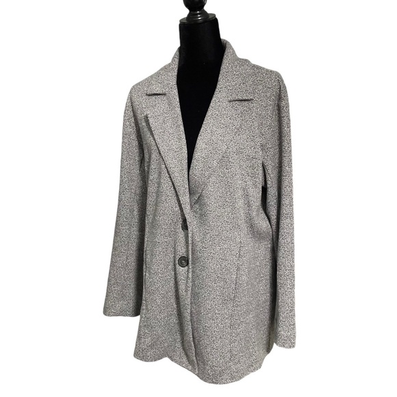 Avec Les Filles Longline Knit Blazer - Picture 4 of 14